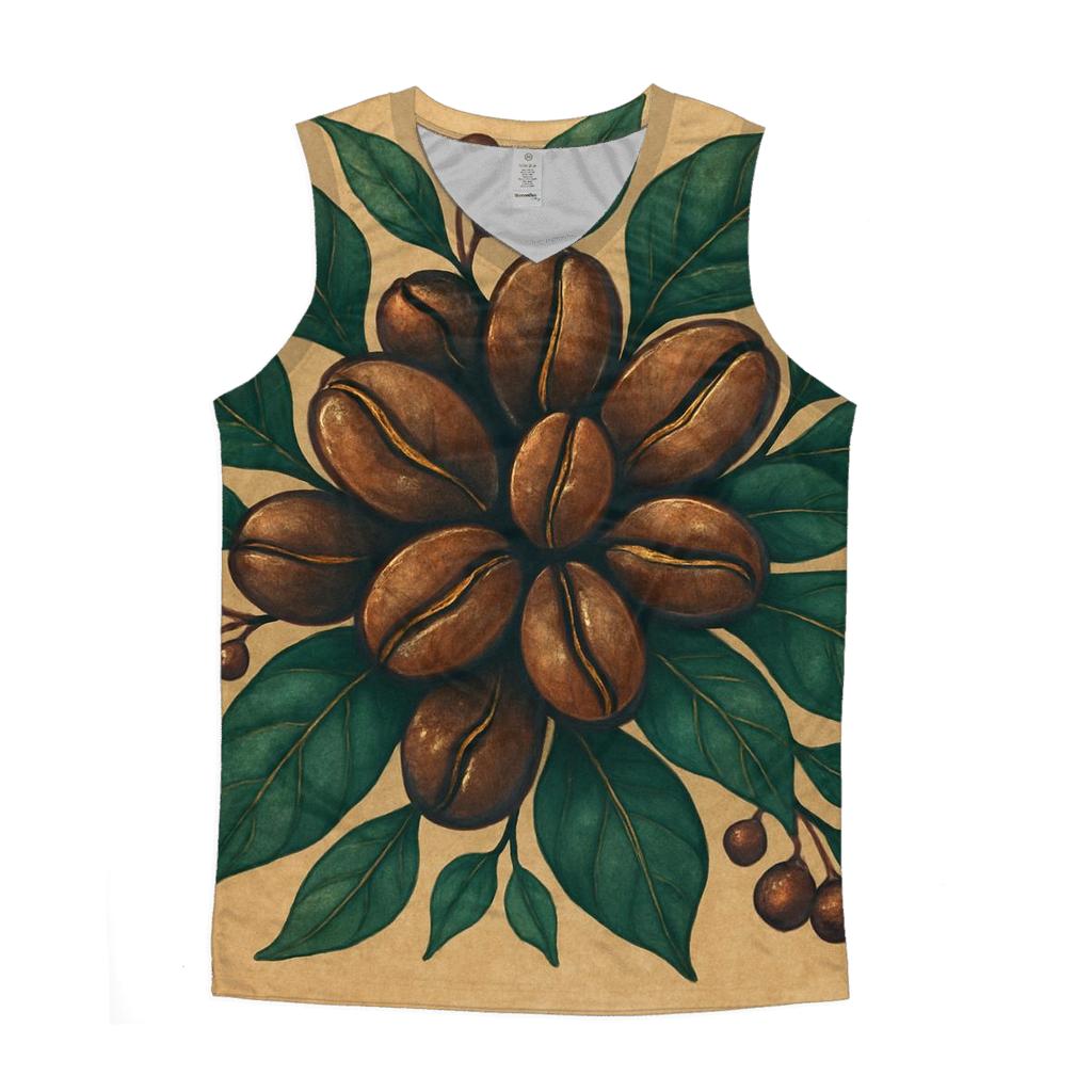 Bean Bloom Cluster graphic print tank tops