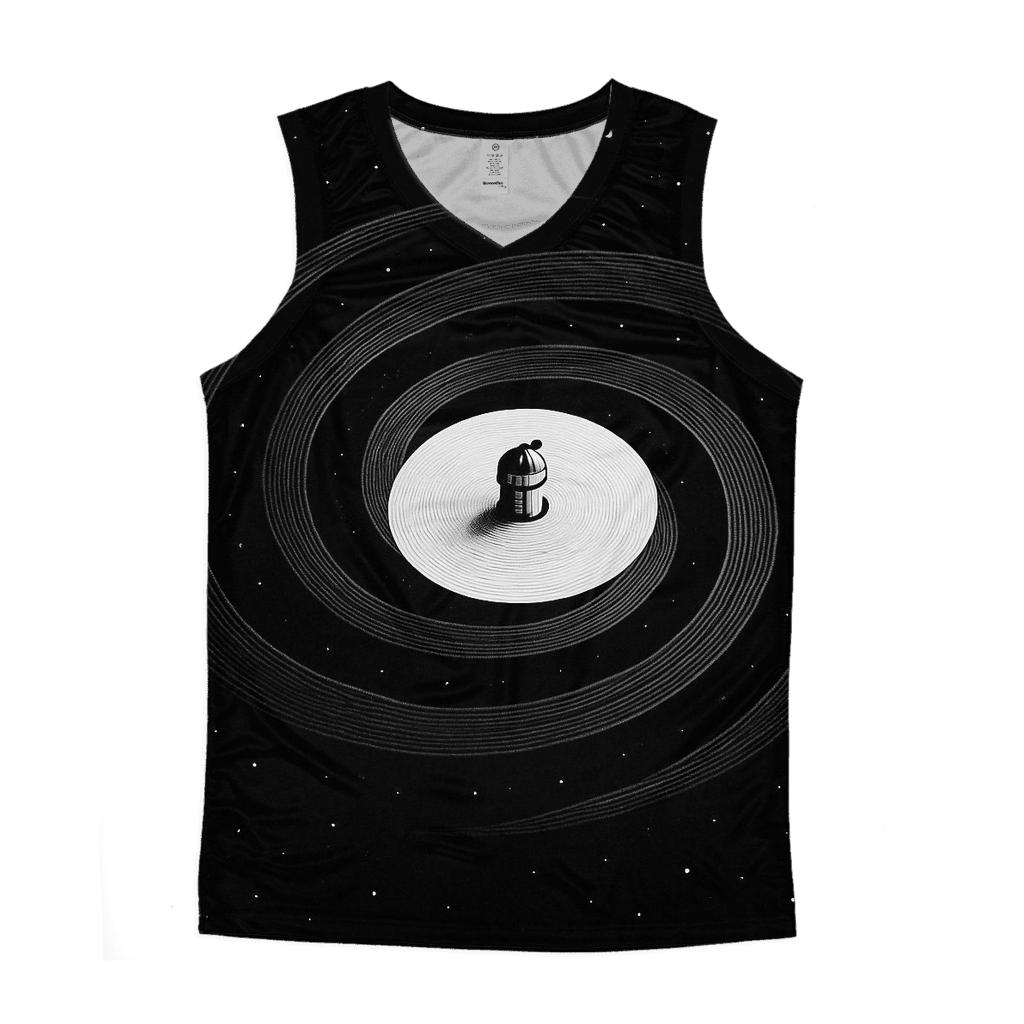 Vinyl Spiral Observatory trendy fitted tank tops