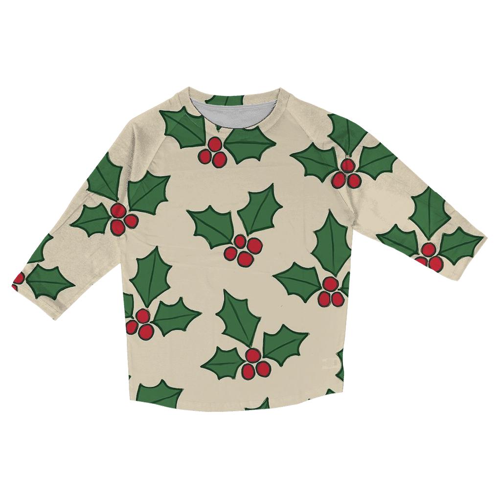 Minimal Holly Lattice designer 3/4 sleeve blouses