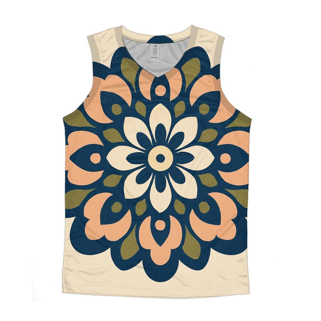 Plasma Flower Mandala designer workout tanks