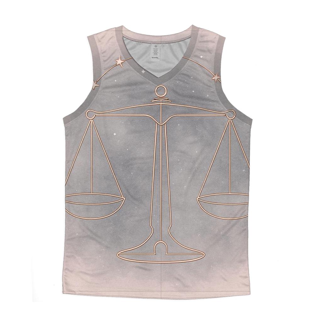Libra Scales Balance Symbol casual summer tank tops
