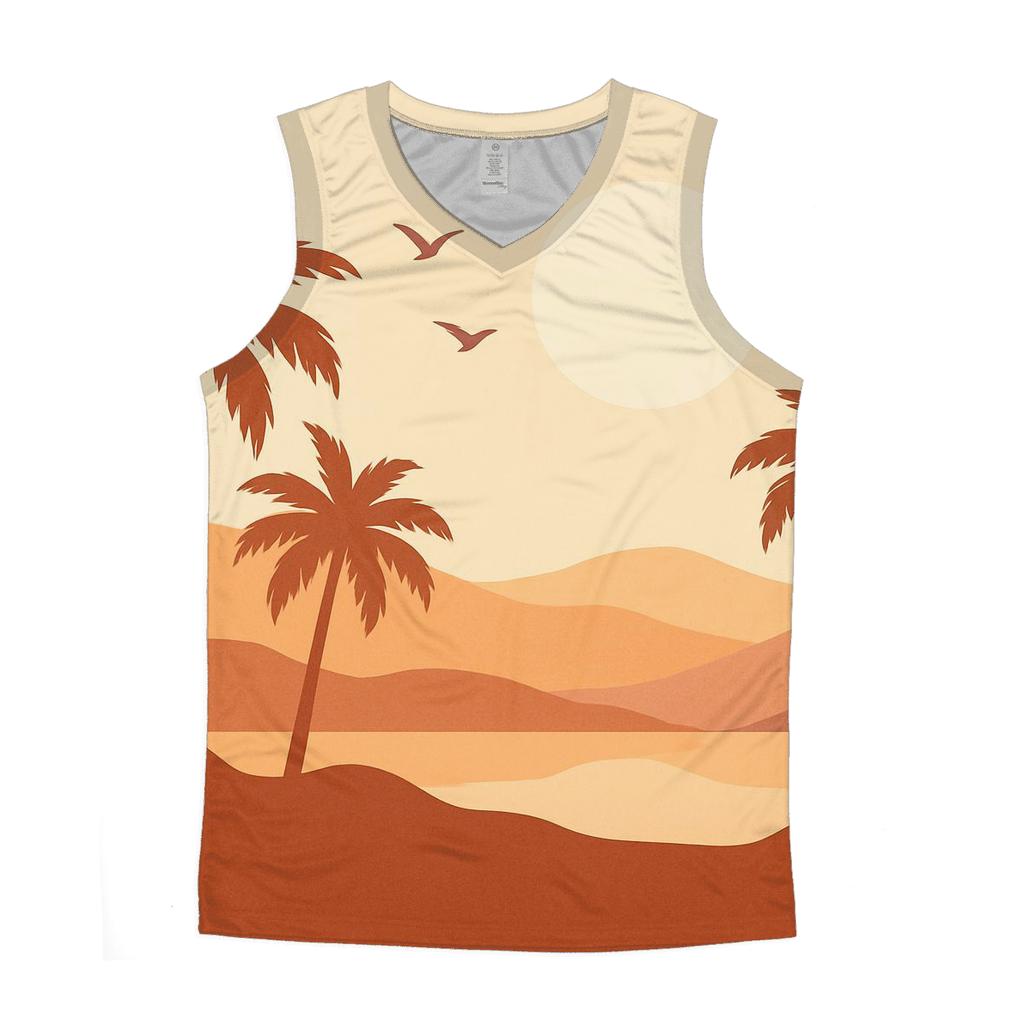 Amber Horizon Silhouettes personalized athletic tanks
