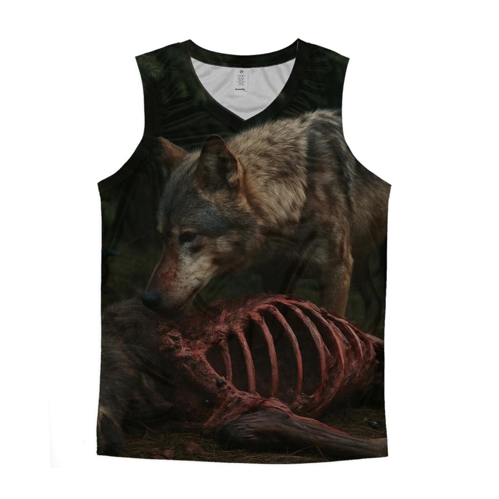 Forest Scavenger At Dusk sports performance tank tops