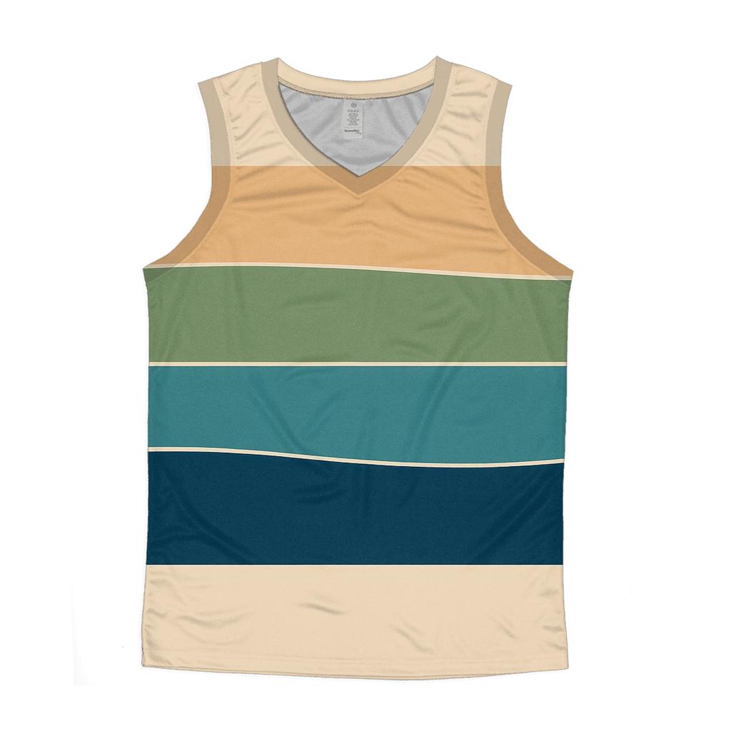 Ring-Plane Horizon cotton sleeveless tops