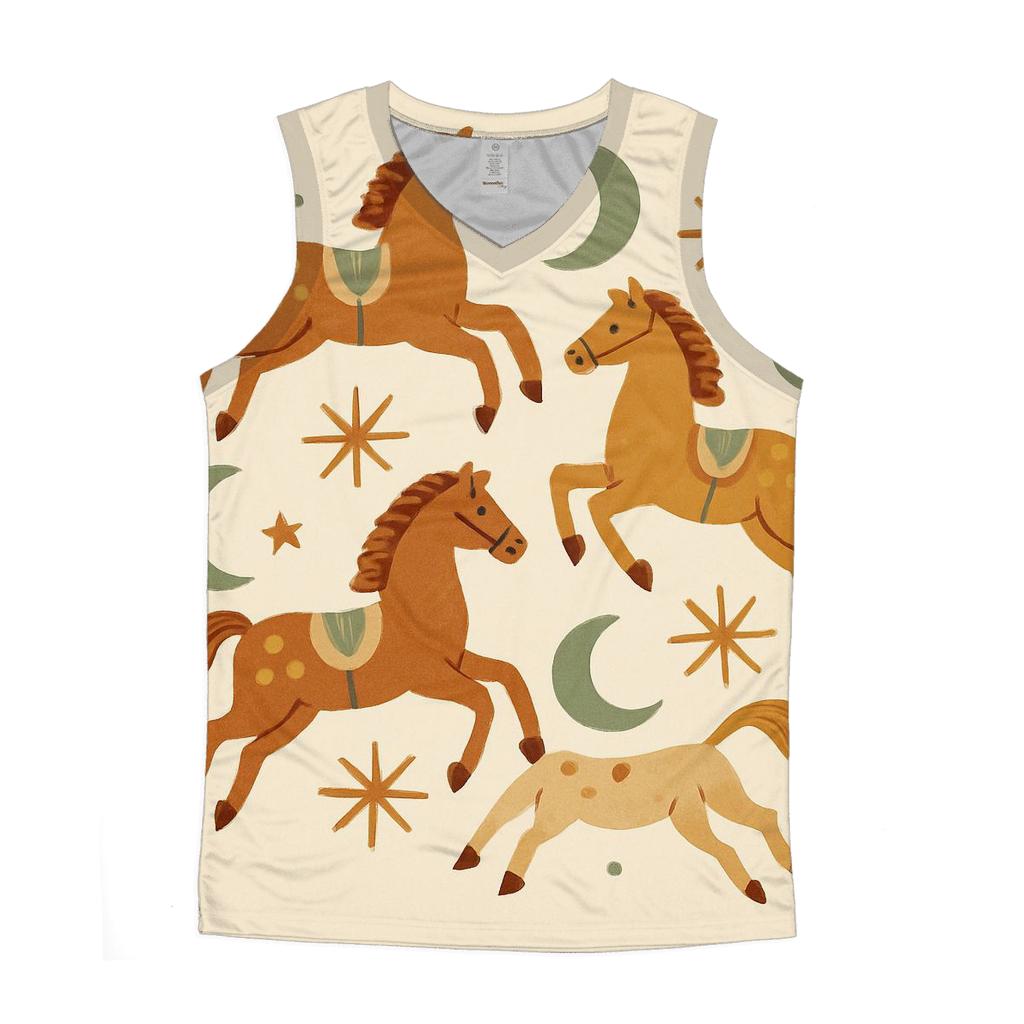 Harvest Moon Carousel trendy fitted tank tops
