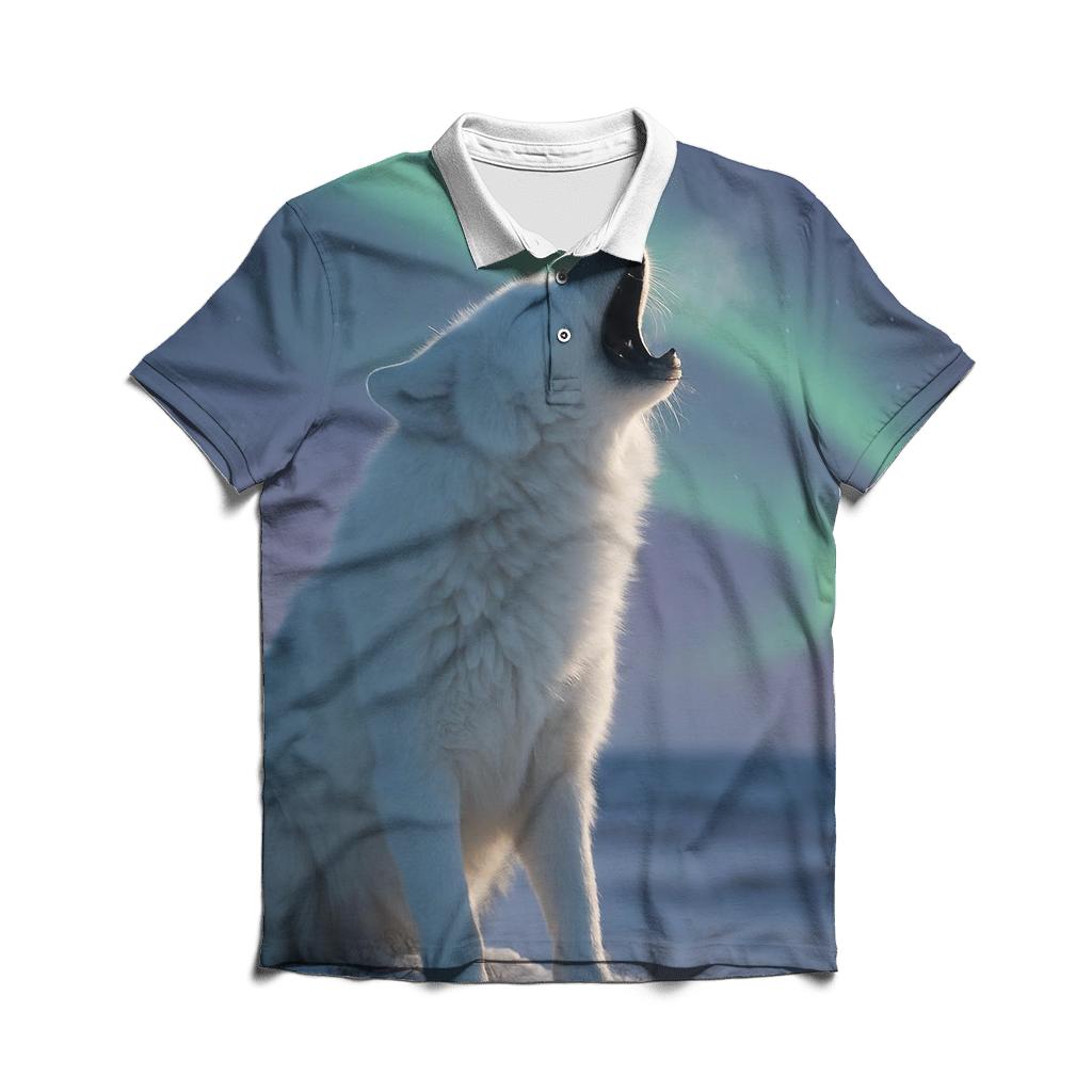 Tundra Night Howl premium cotton polo shirts