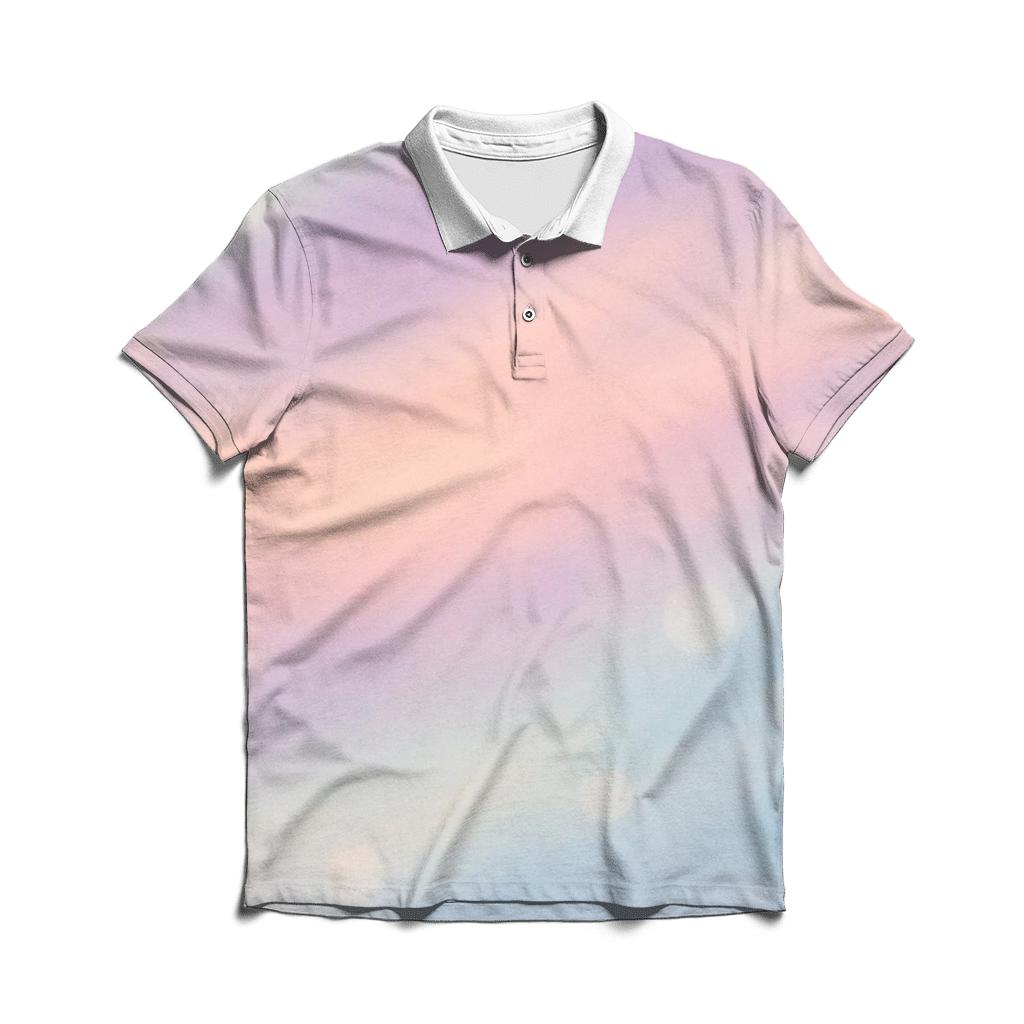 Pastel Drift stylish collar polo tees