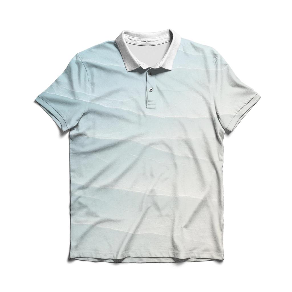 Glacier Veil classic pique polos