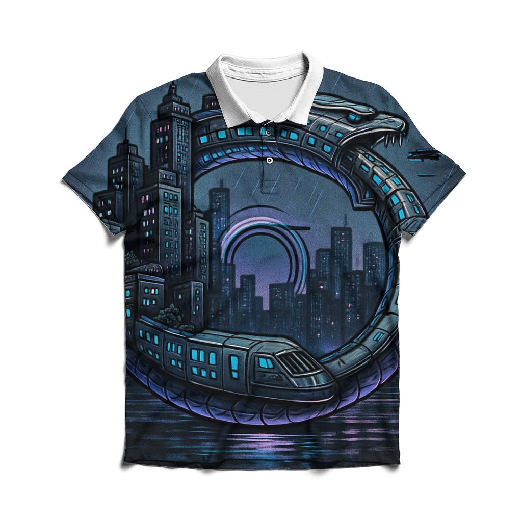 City Circuit Ouroboros personalized polo shirts