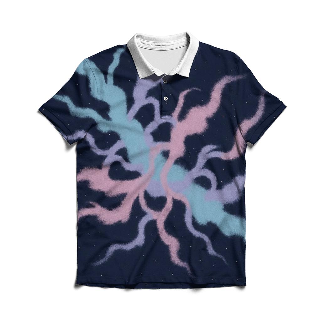 Nebula Filament Bouquet designer slim fit polos