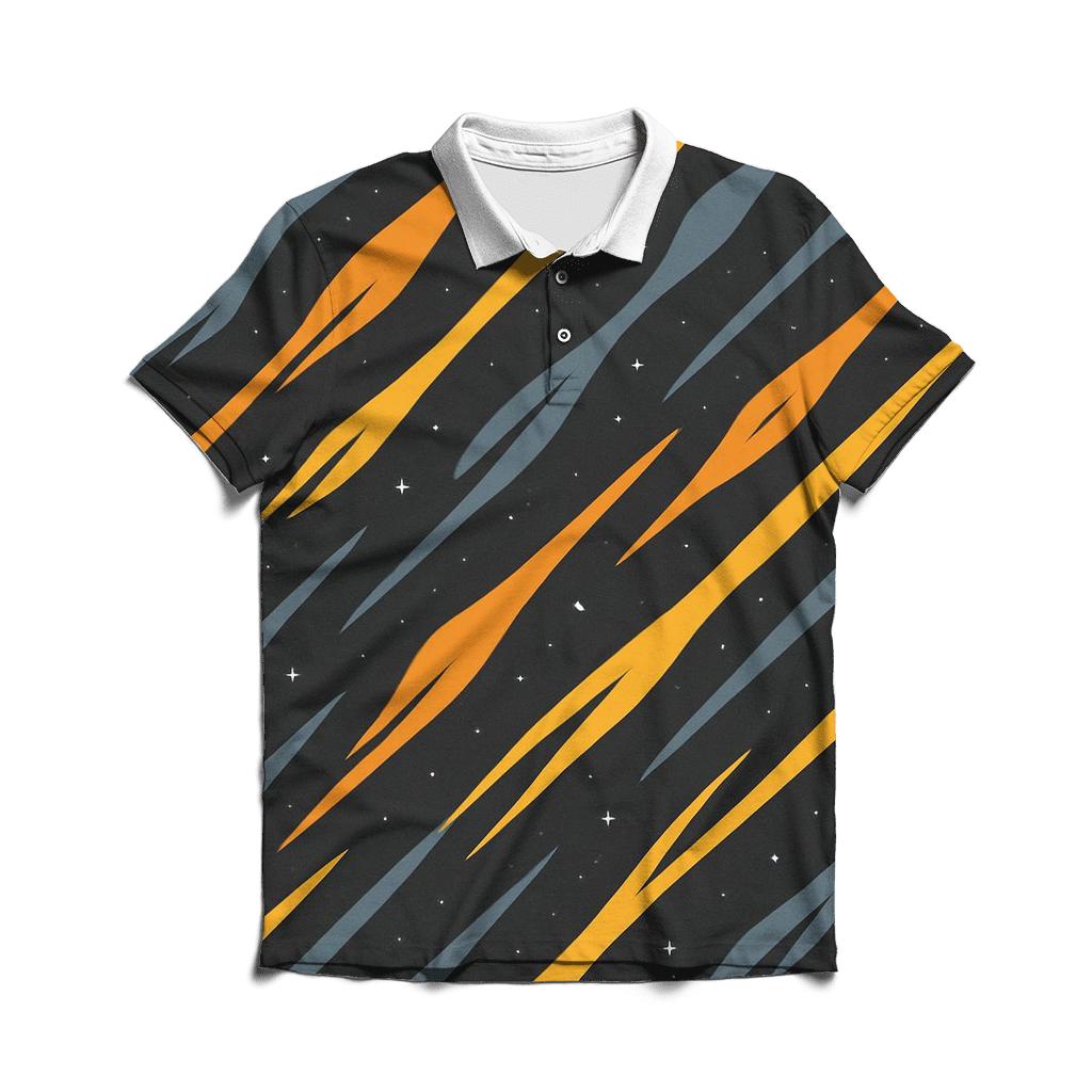Jet Outflow Parade custom polo shirts