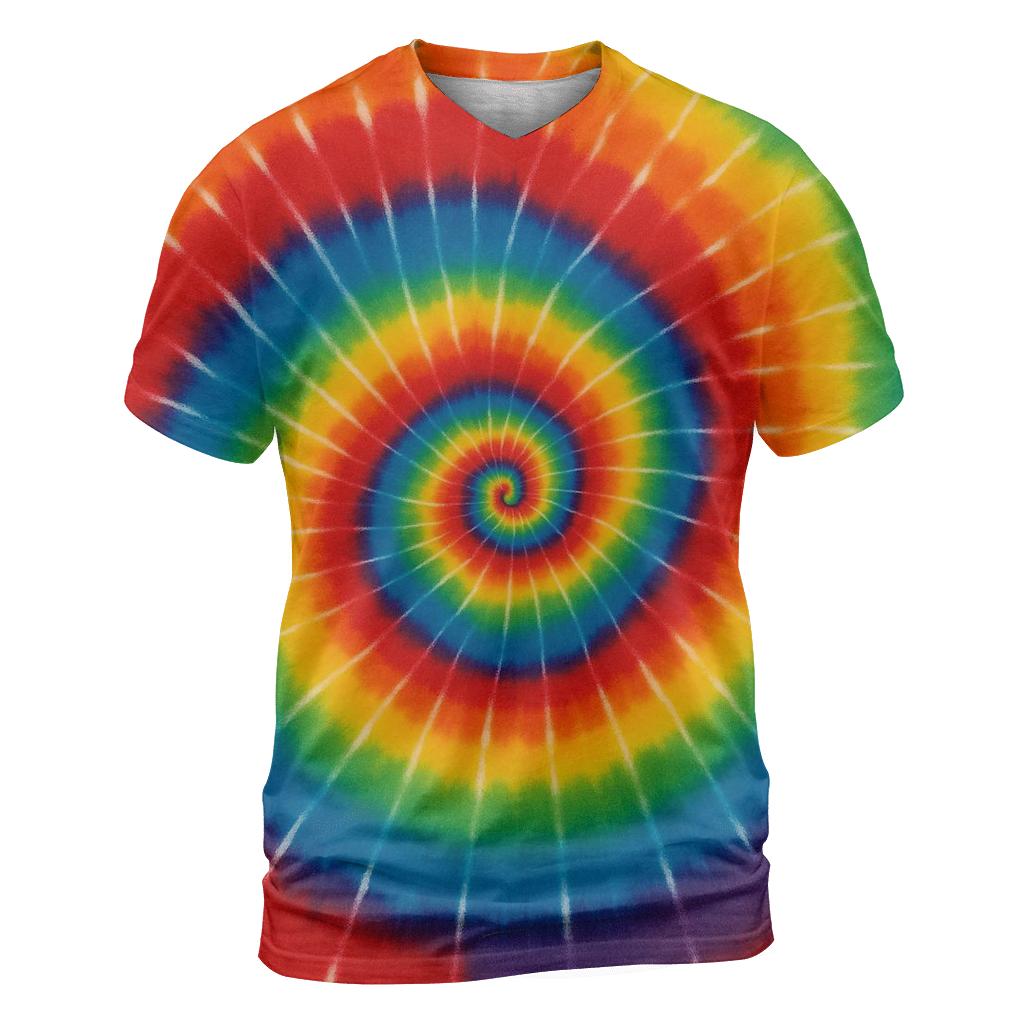 Rainbow Spiral Classic custom all-over print shirts
