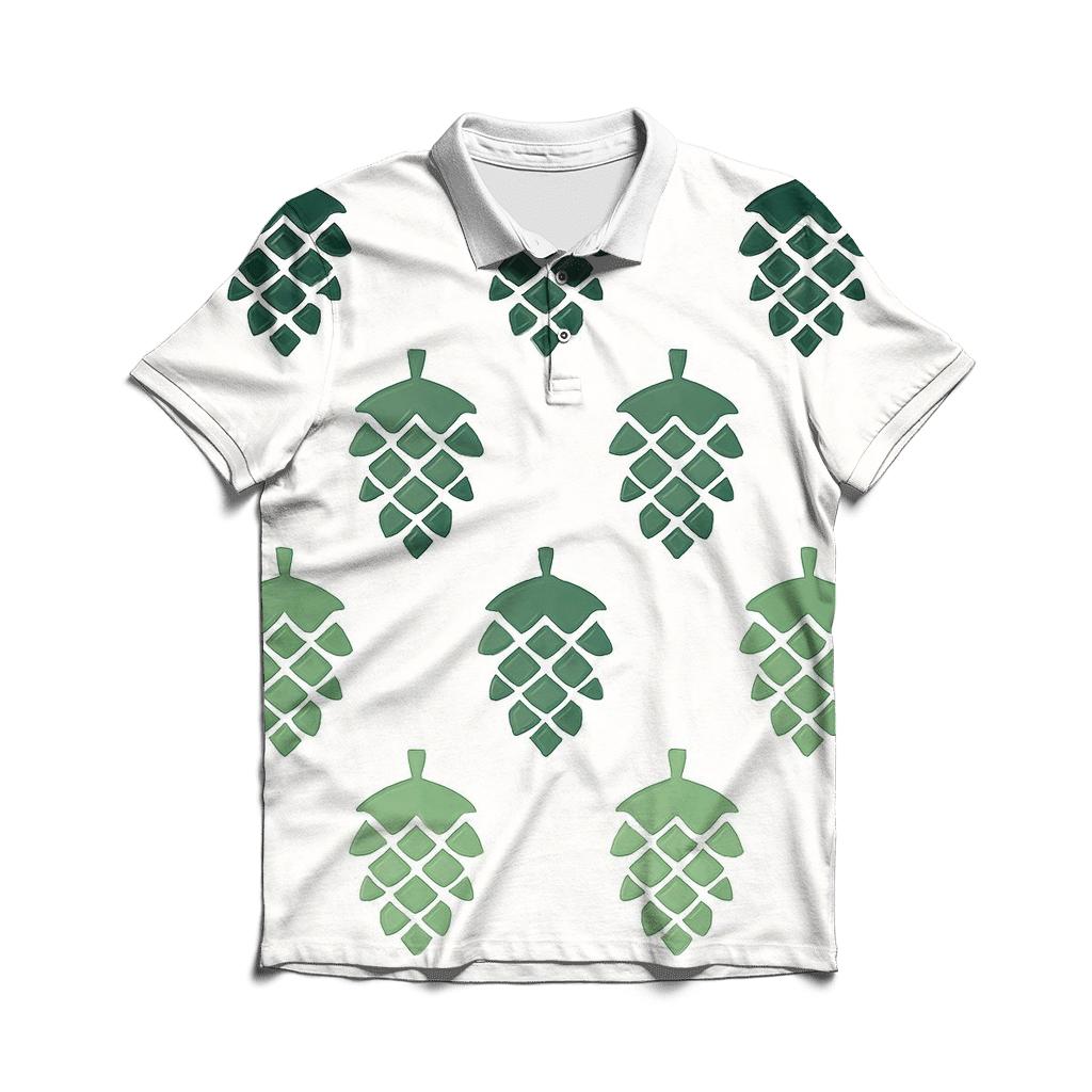 Pine Cone Cascade stylish collar polo tees