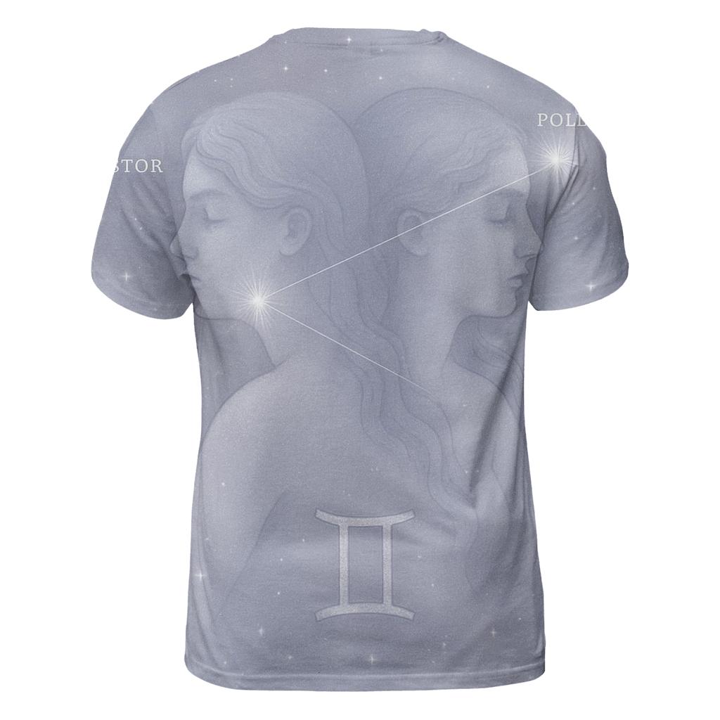Ethereal Gemini Twins Portrait personalized full print shirts