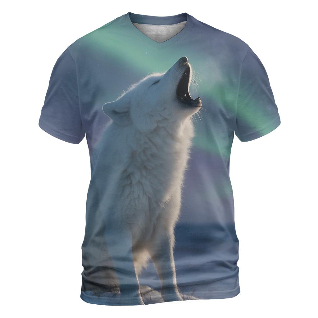 Tundra Night Howl statement graphic shirts