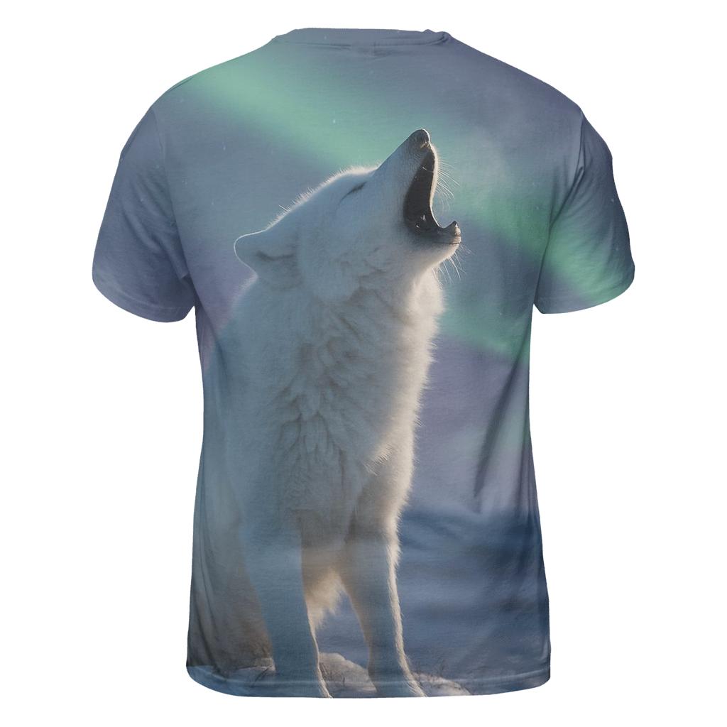 Tundra Night Howl statement graphic shirts