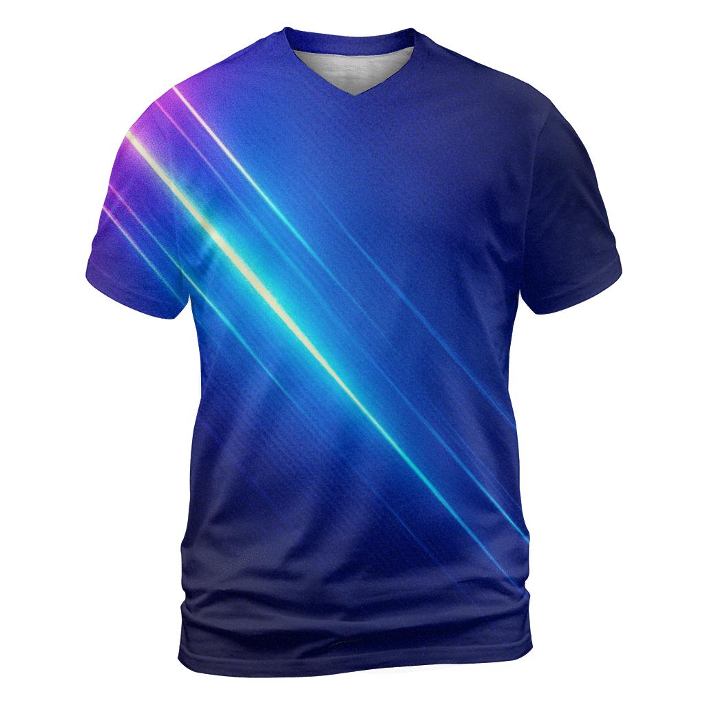 Neon Afterglow vibrant all-over design tees