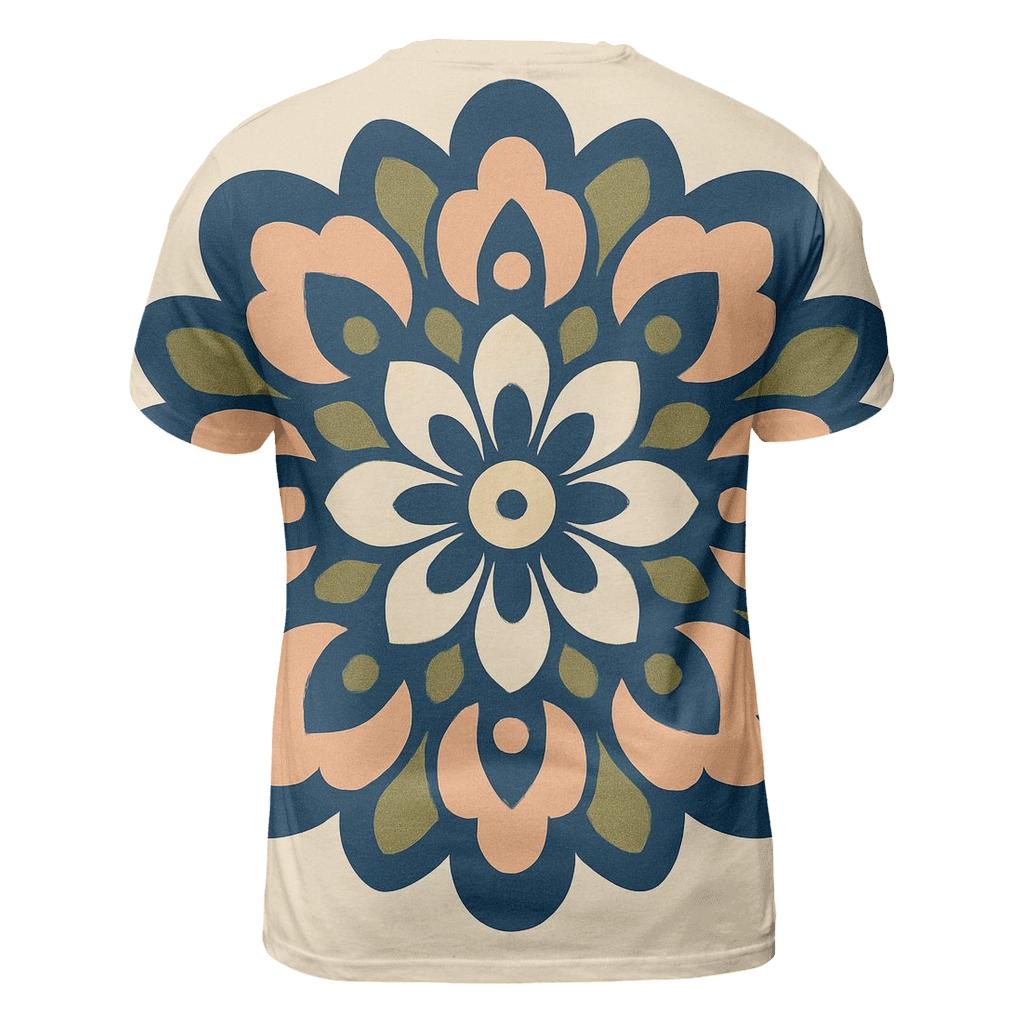 Plasma Flower Mandala statement graphic shirts