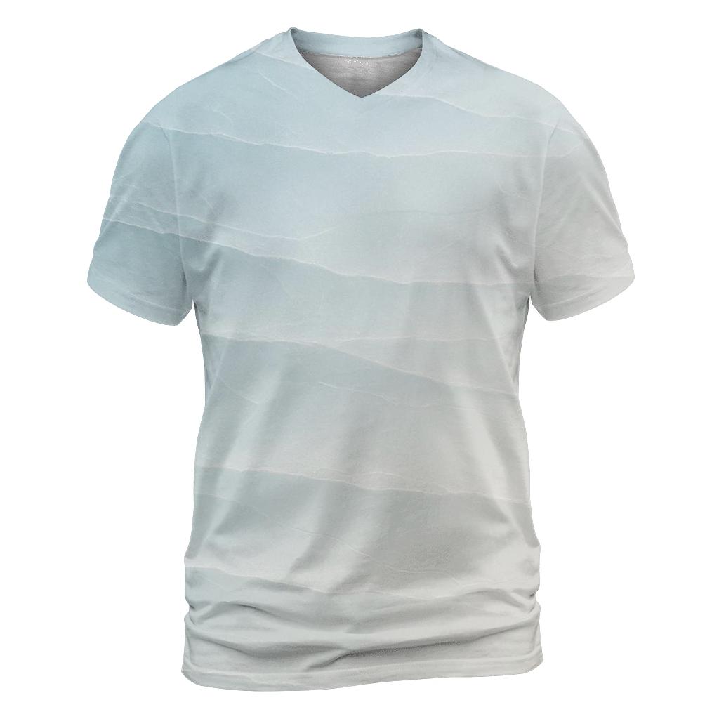 Glacier Veil creative print fashion shirts