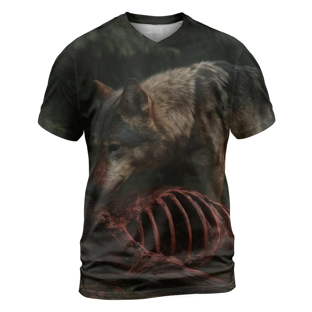 Forest Scavenger At Dusk creative print fashion shirts