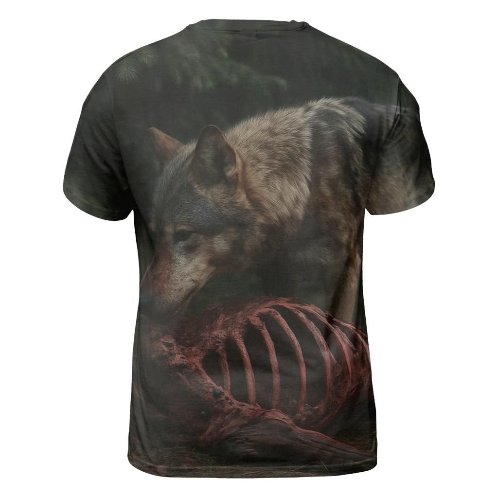 Forest Scavenger At Dusk creative print fashion shirts