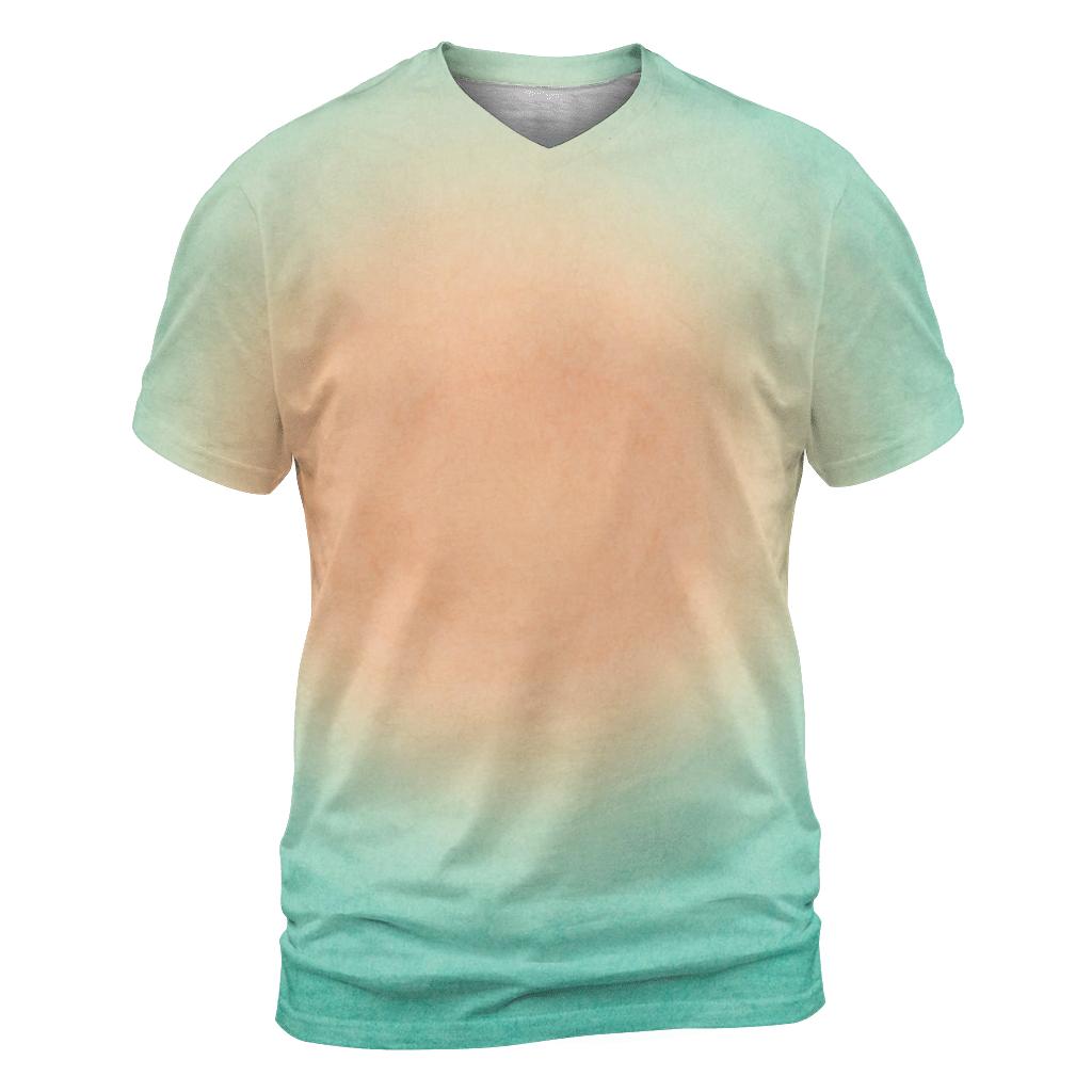 Coral Lagoon vibrant all-over design tees
