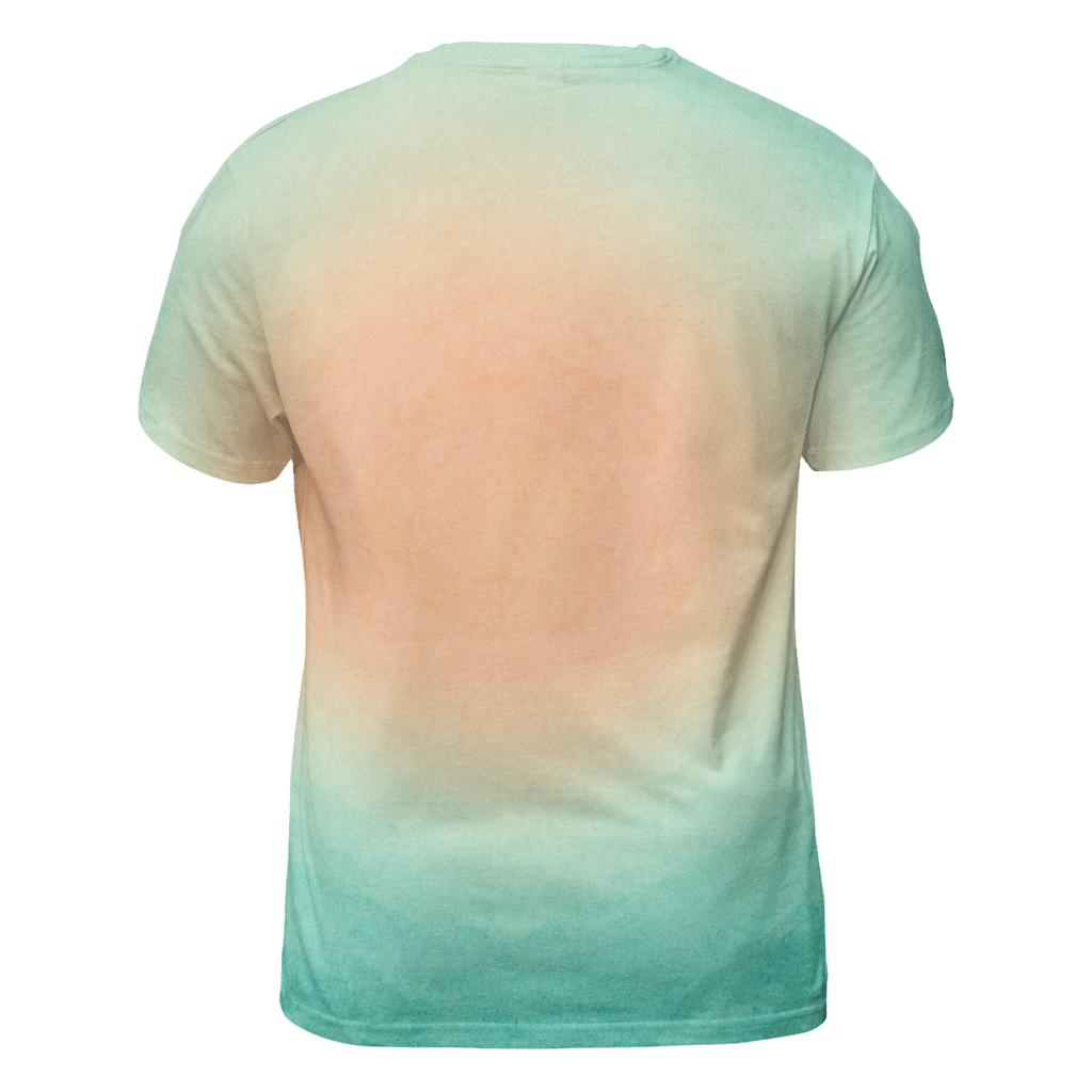 Coral Lagoon vibrant all-over design tees