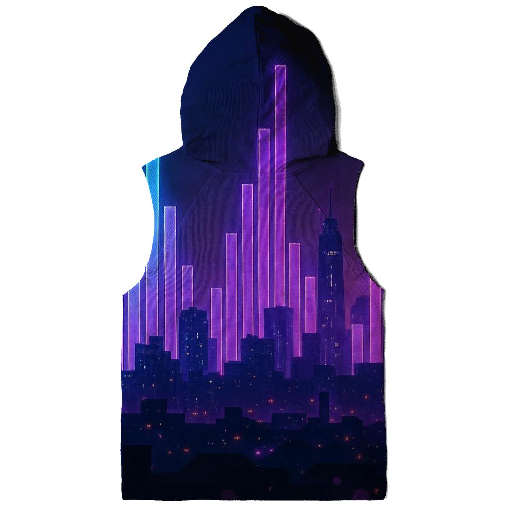 Neon Equalizer Skyline hoodies fashion