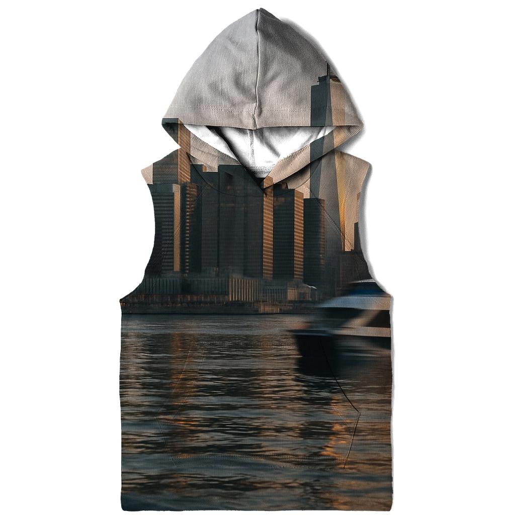 Sunrise Reflections Over Lower Manhattan graphic hoodies