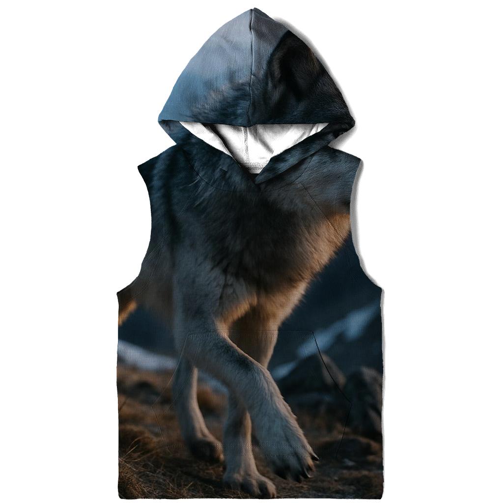 Alpine Alpha At Dawn printed hoodies