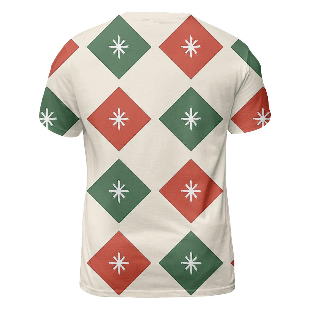 Diamond Snowflake Matrix custom all-over print shirts