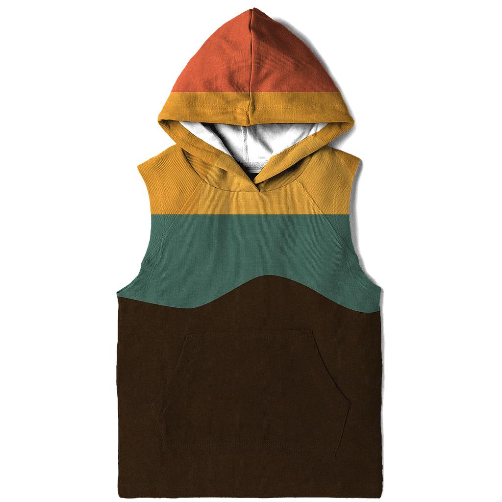 Retro Sunset Stripes graphic hoodies