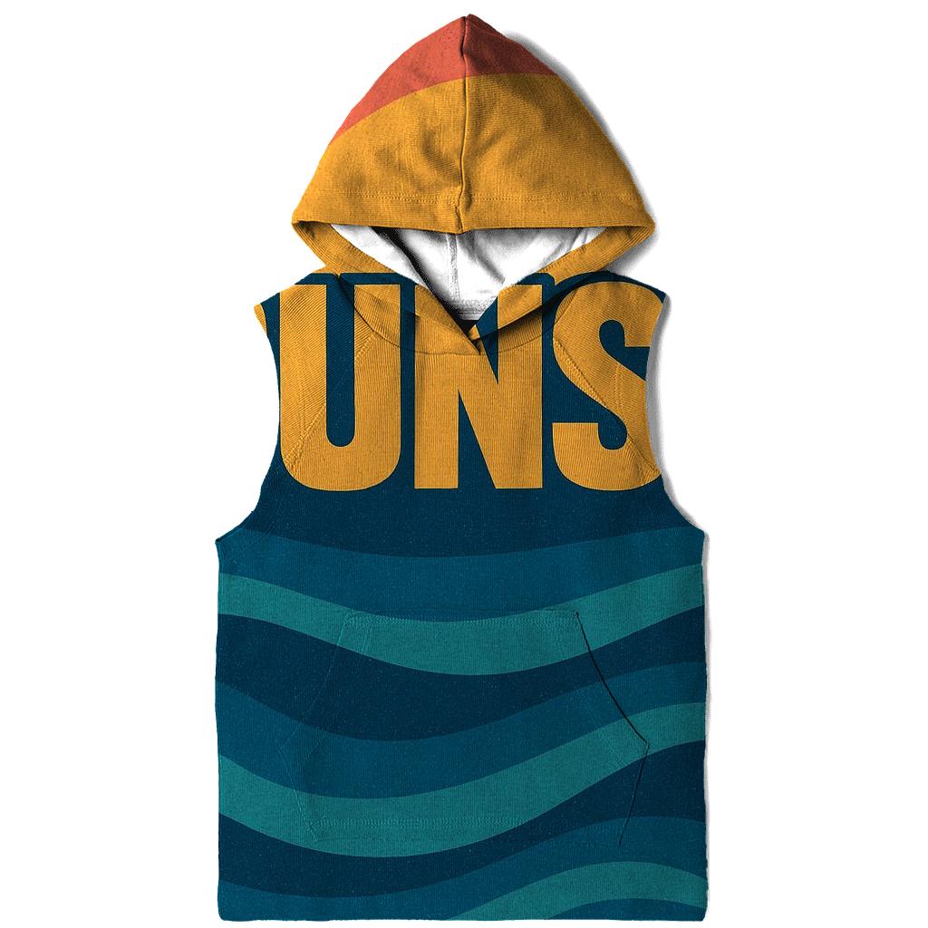 Retro Wave Surf custom hoodies