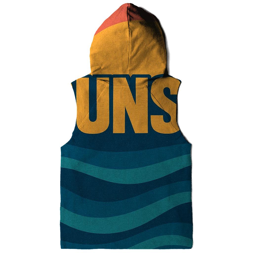 Retro Wave Surf custom hoodies