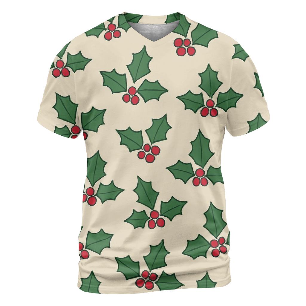 Minimal Holly Lattice trendy printed shirt styles