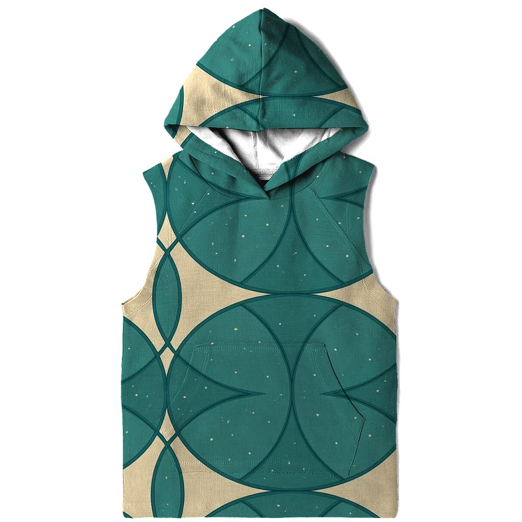 Gravitational Lens Arc Grid printed hoodies