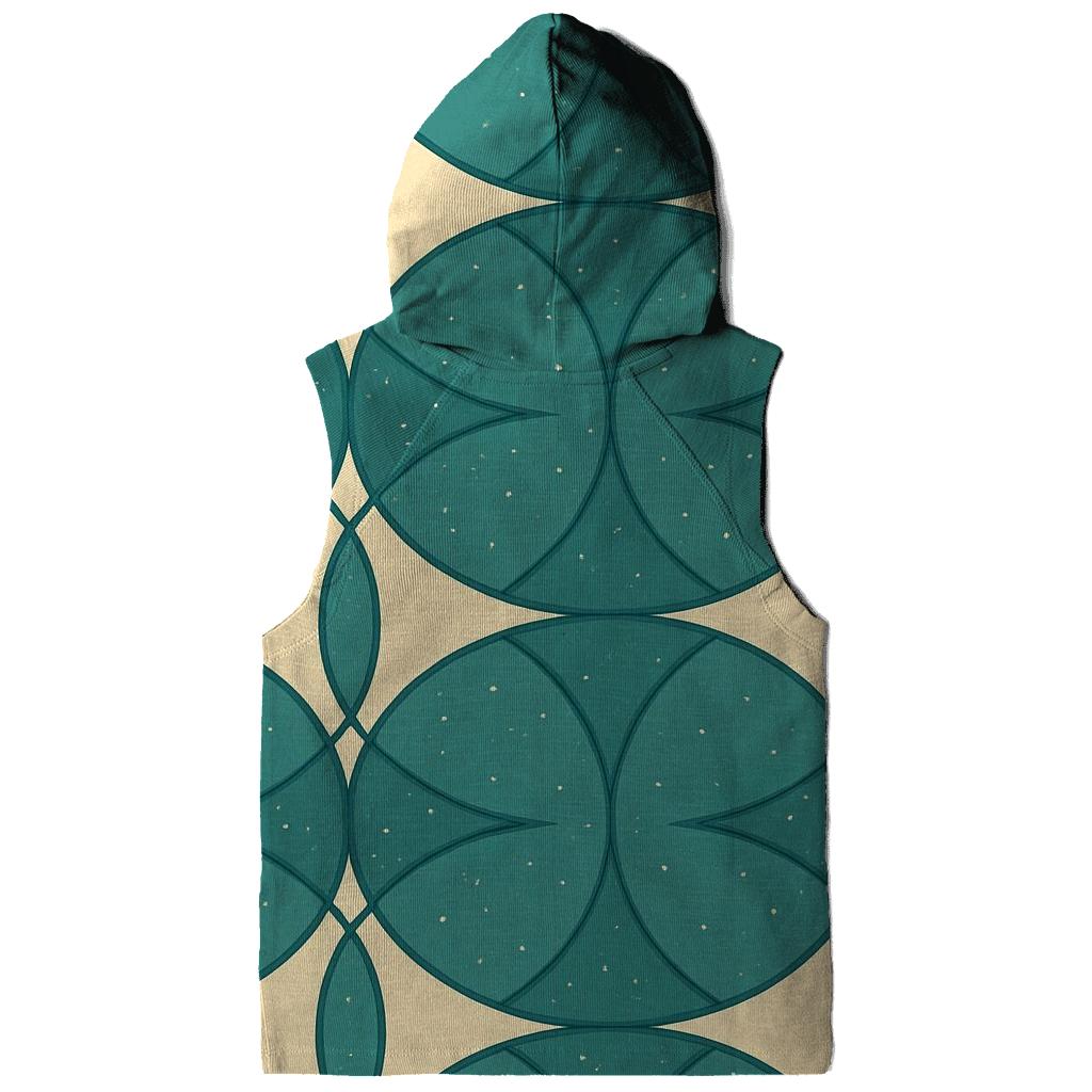 Gravitational Lens Arc Grid printed hoodies