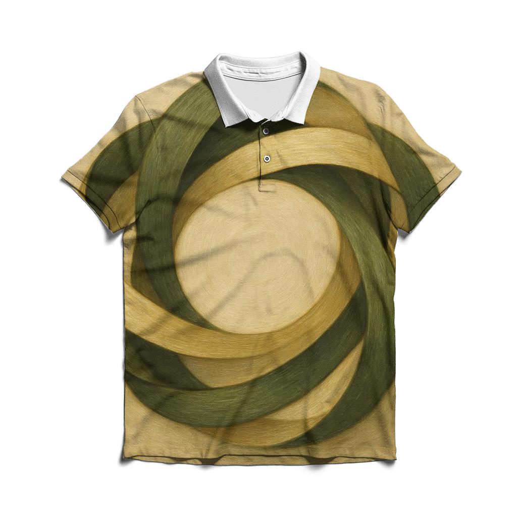 Eternal Loop branded logo polo shirts