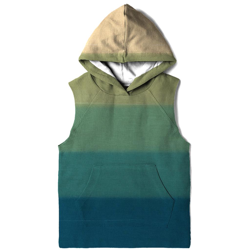 Horizon Stripes Lagoon premium hoodies