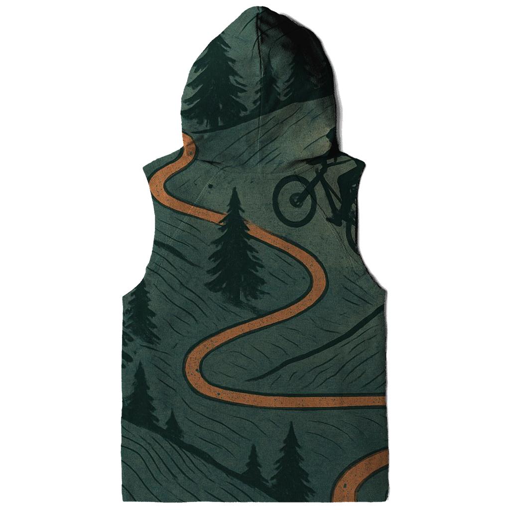 Mountain Biking Trail Map hoodie styles