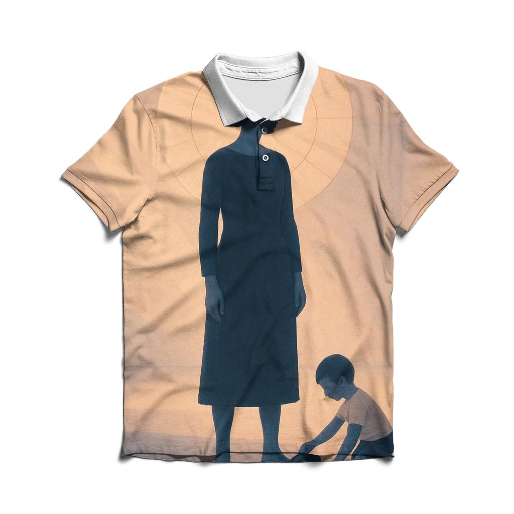 Her Silent Strength branded logo polo shirts