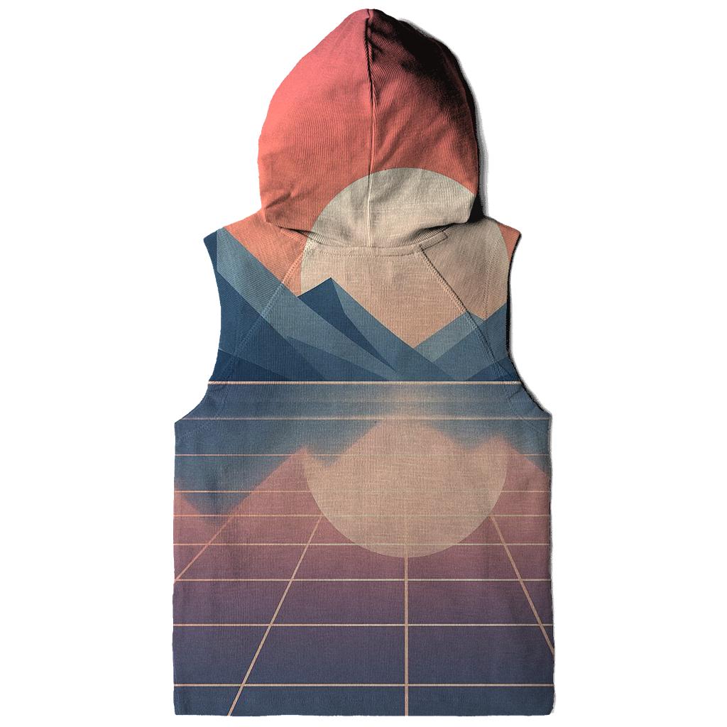 Chrome Mirage Sunset graphic hoodies