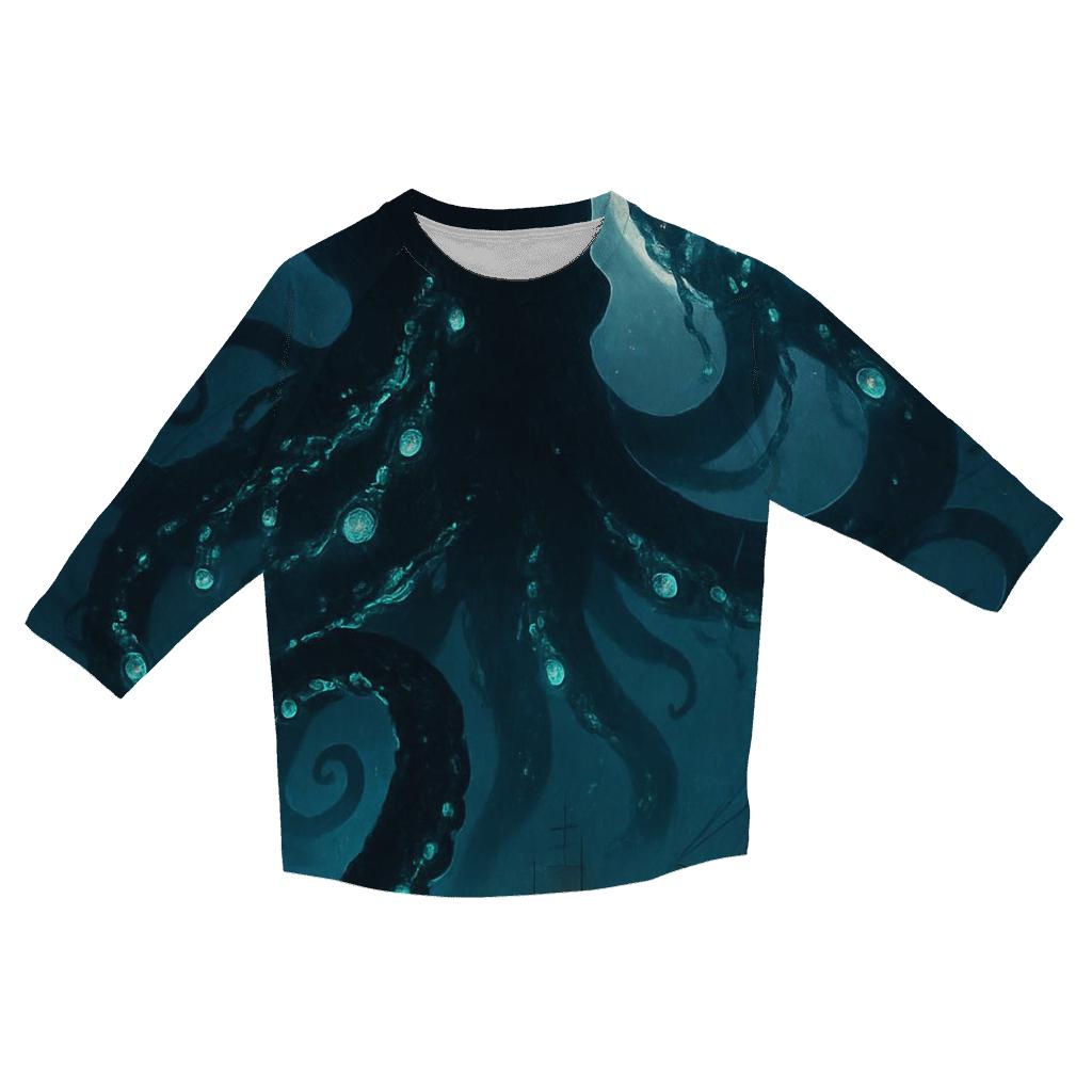 Starlit Harbor Kraken custom 3/4 sleeve shirts