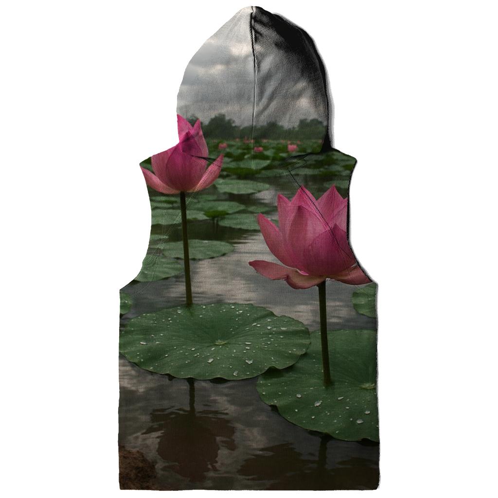 Monsoon Lotus Pond Renewal zip-up hoodies