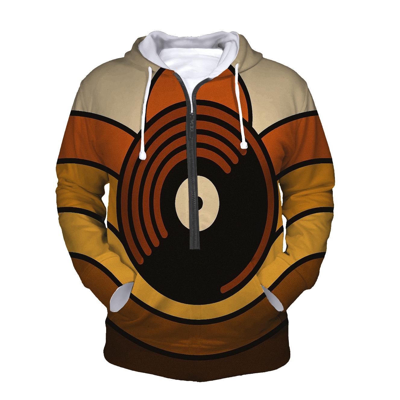 Sunset Vinyl Waves heavyweight hoodies