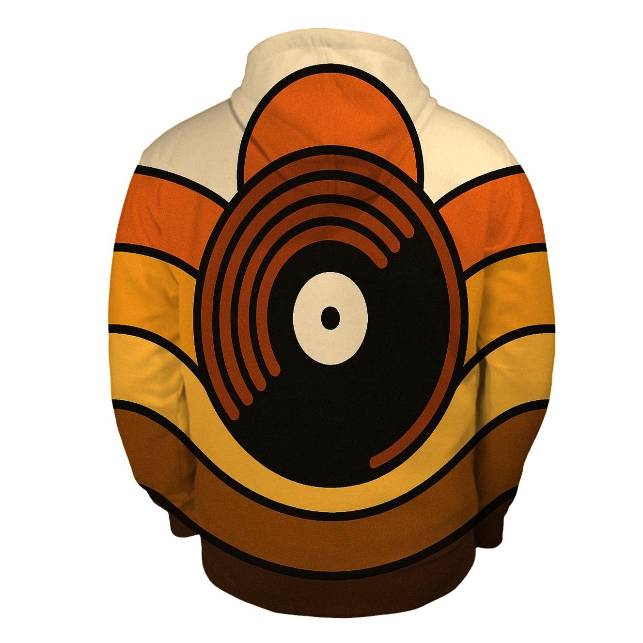 Sunset Vinyl Waves heavyweight hoodies