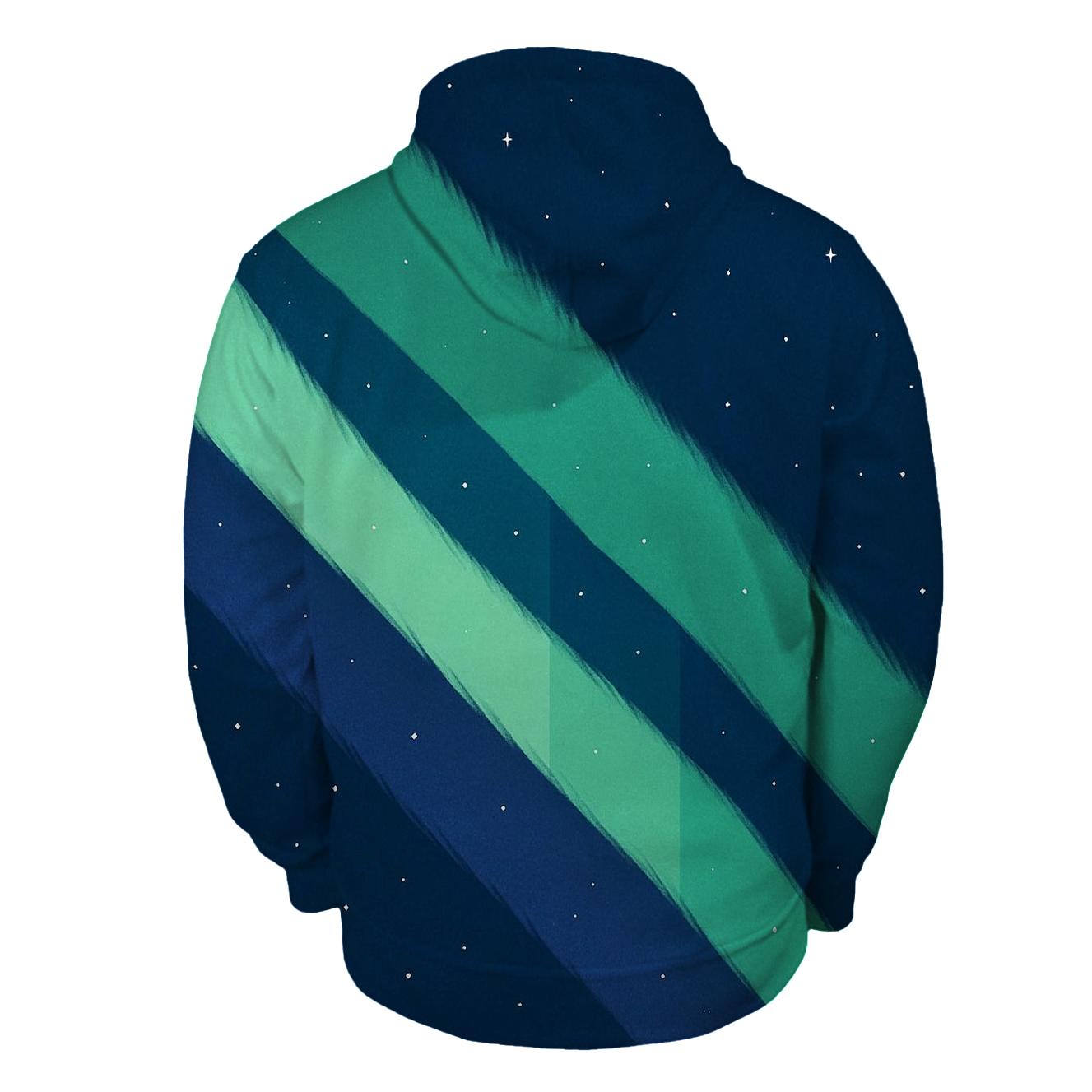 Aurora Curtain Drift designer hoodies