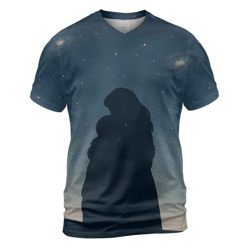 The First And Last Embrace creative print fashion shirts