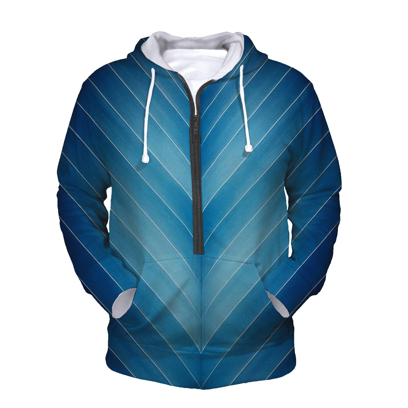 Indigo Arashi Diagonals hoodies fashion