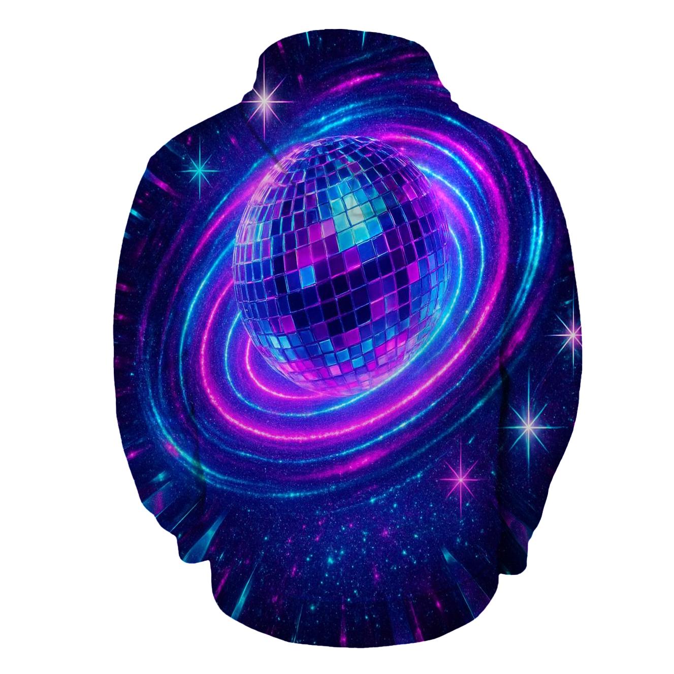 Neon Disco Halo hoodie trends
